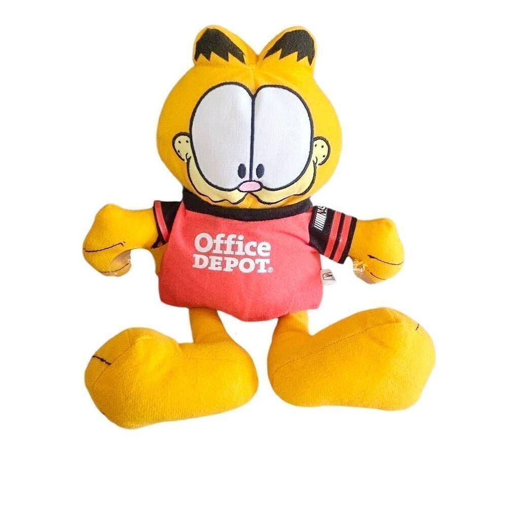 Garfield Nascar steward 14 office depot plush